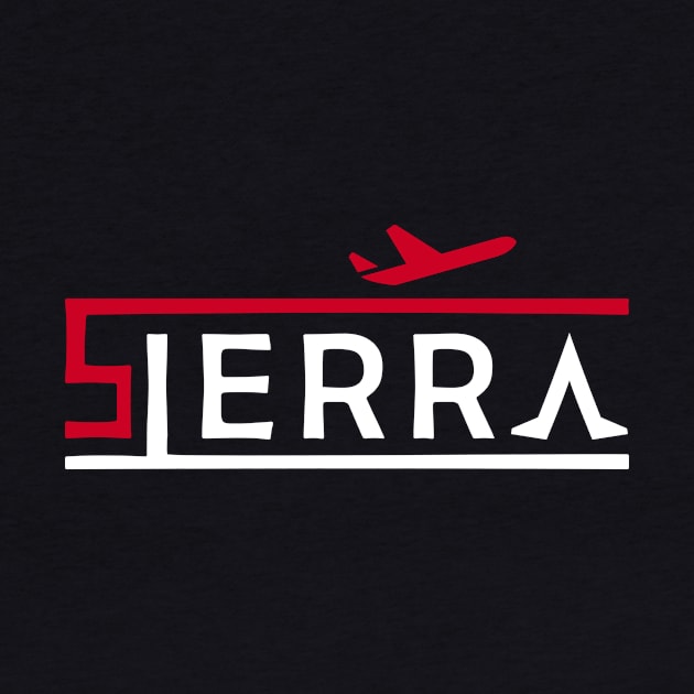 SIERRA Aviation Phonetic Alphabet Pilot Airplane by For HerHim